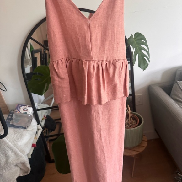 tony chestnut linen dress - Picture 3 of 6